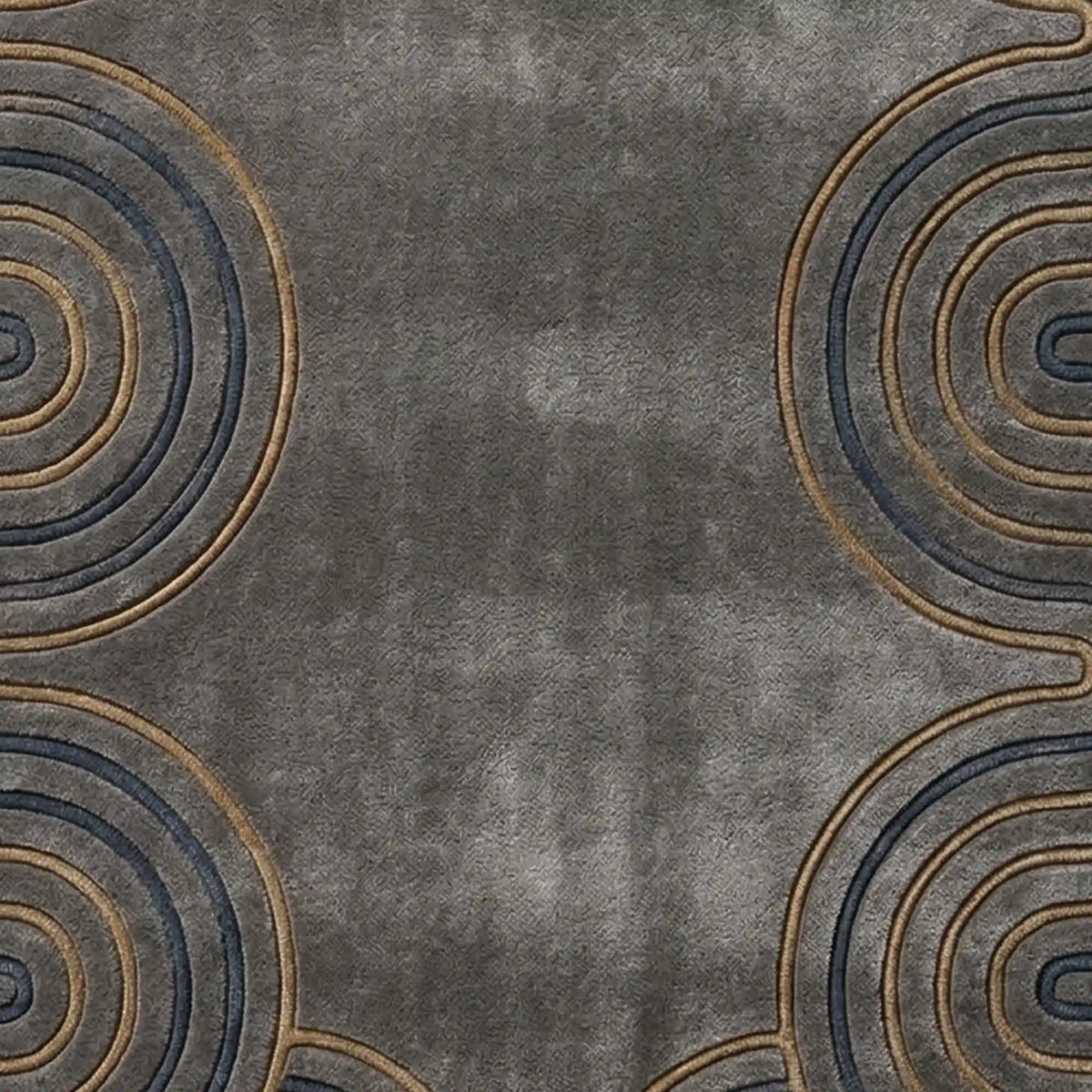 Textured gray surface with circular patterns