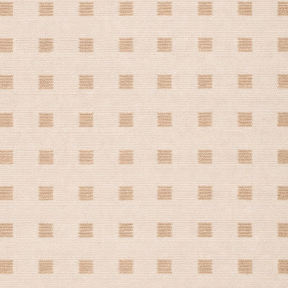 Textured fabric pattern with small squares in beige on a beige background